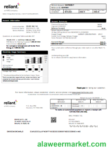 Reliant Energy utility business bill, SCR